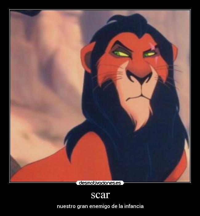 scar - nuestro gran enemigo de la infancia