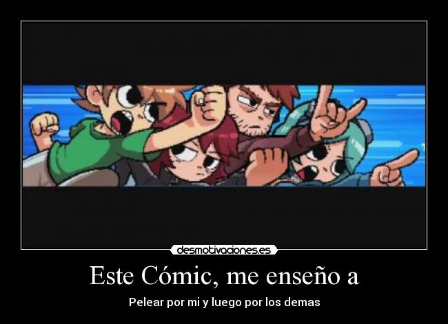 Este Cómic, me enseño a -