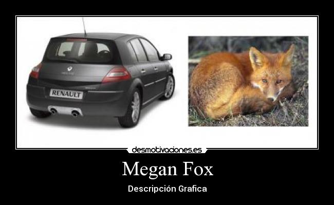 Megan Fox - Descripción Grafica