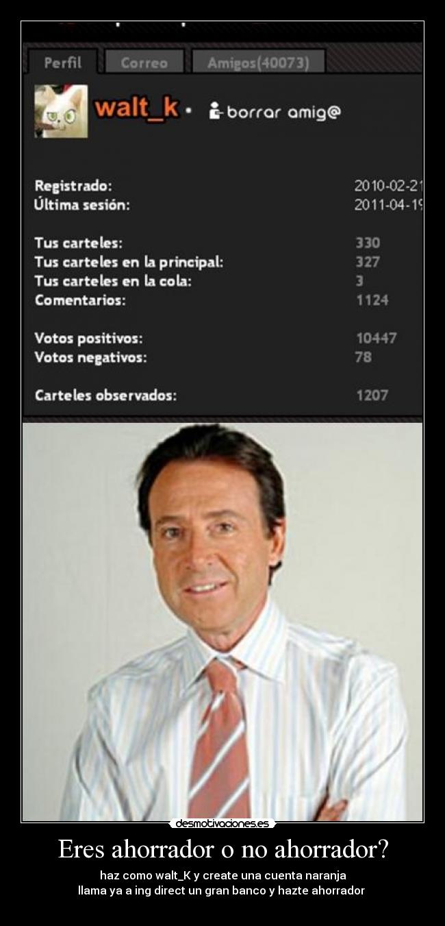 Eres ahorrador o no ahorrador? -