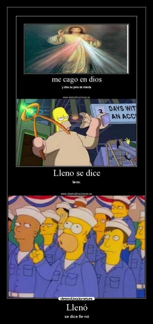 Llenó - se dice lle-nó