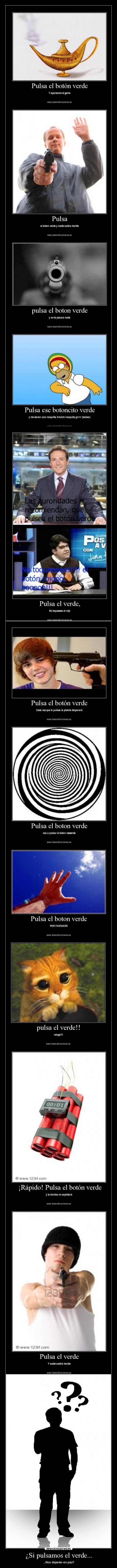 ¿Si pulsamos el verde... - 