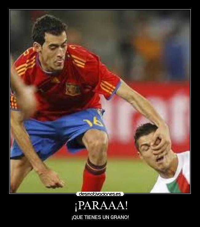 ¡PARAAA! -