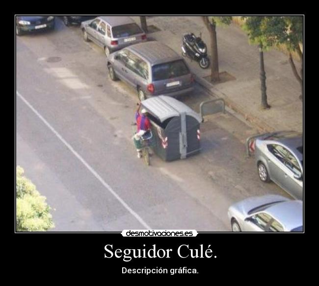 Seguidor Culé. - Descripción gráfica.