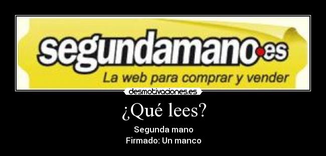 ¿Qué lees? - 