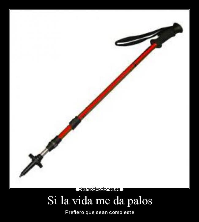 Si la vida me da palos -