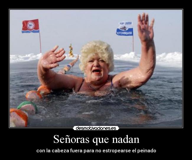 Señoras que nadan -
