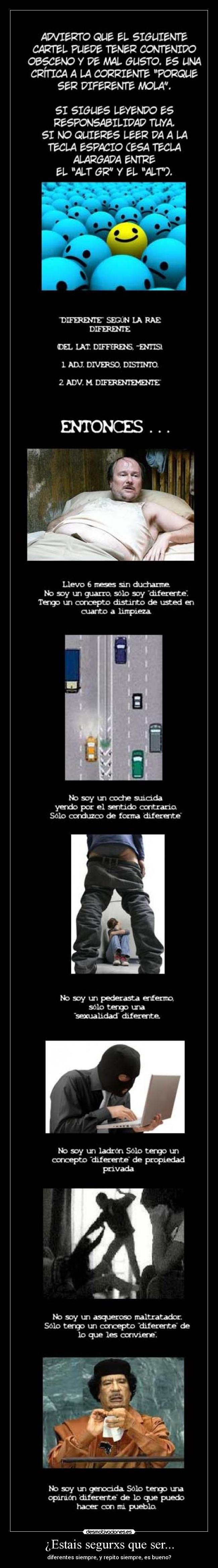 ¿Estais segurxs que ser... - 