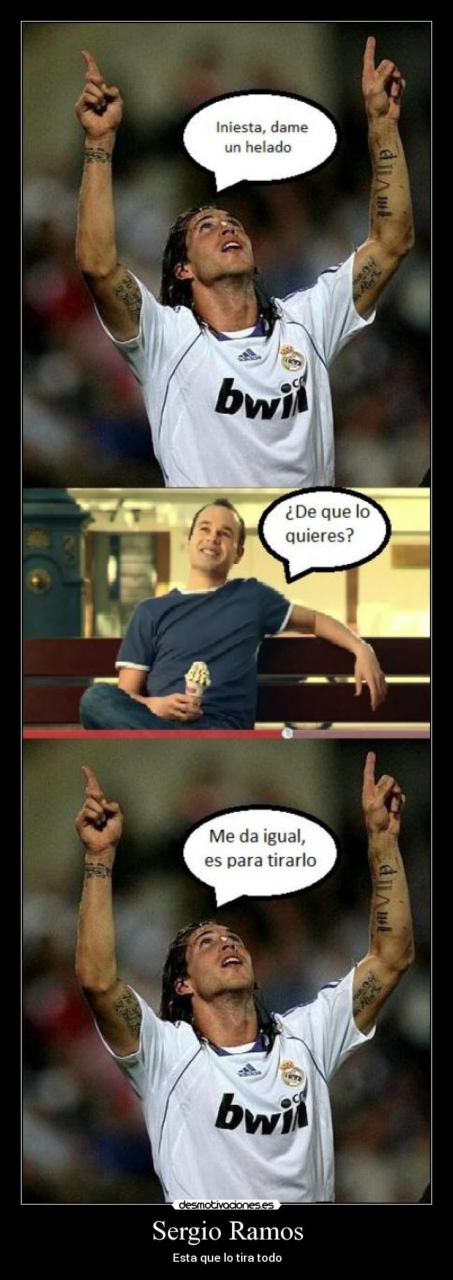 Sergio Ramos - Esta que lo tira todo