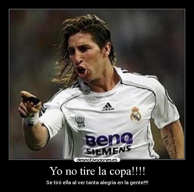 Yo no tire la copa!!!! - 