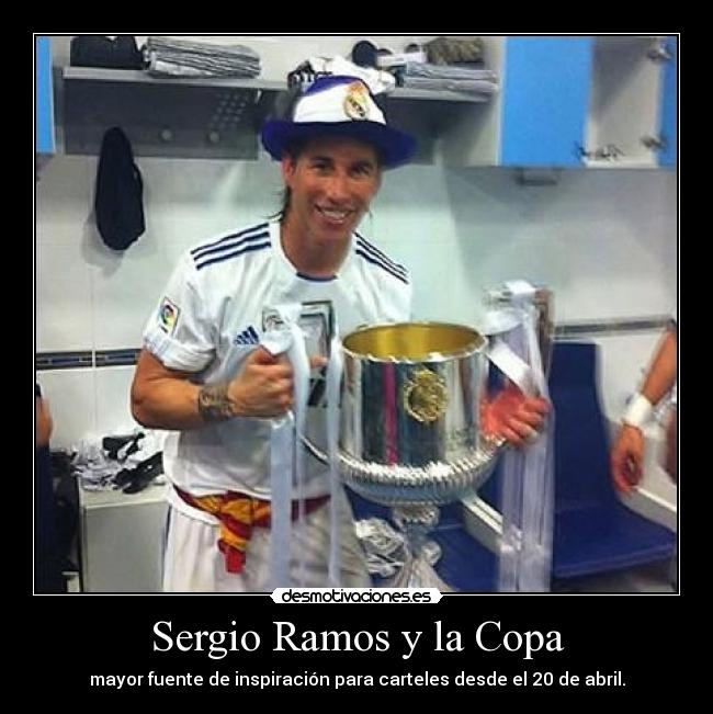 Sergio Ramos y la Copa - 