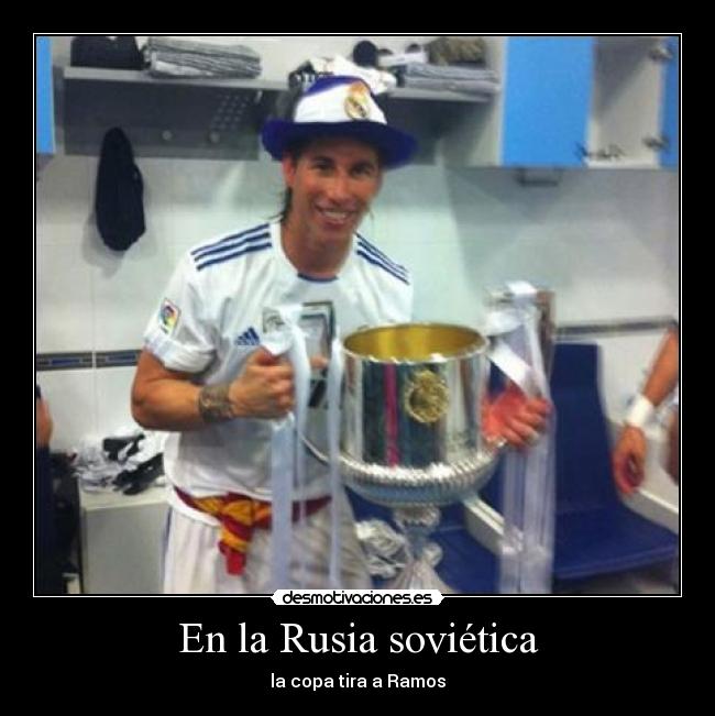 En la Rusia soviética - la copa tira a Ramos