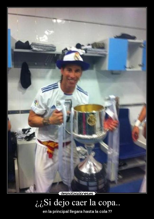 ¿¿Si dejo caer la copa.. - en la principal llegara hasta la cola ??