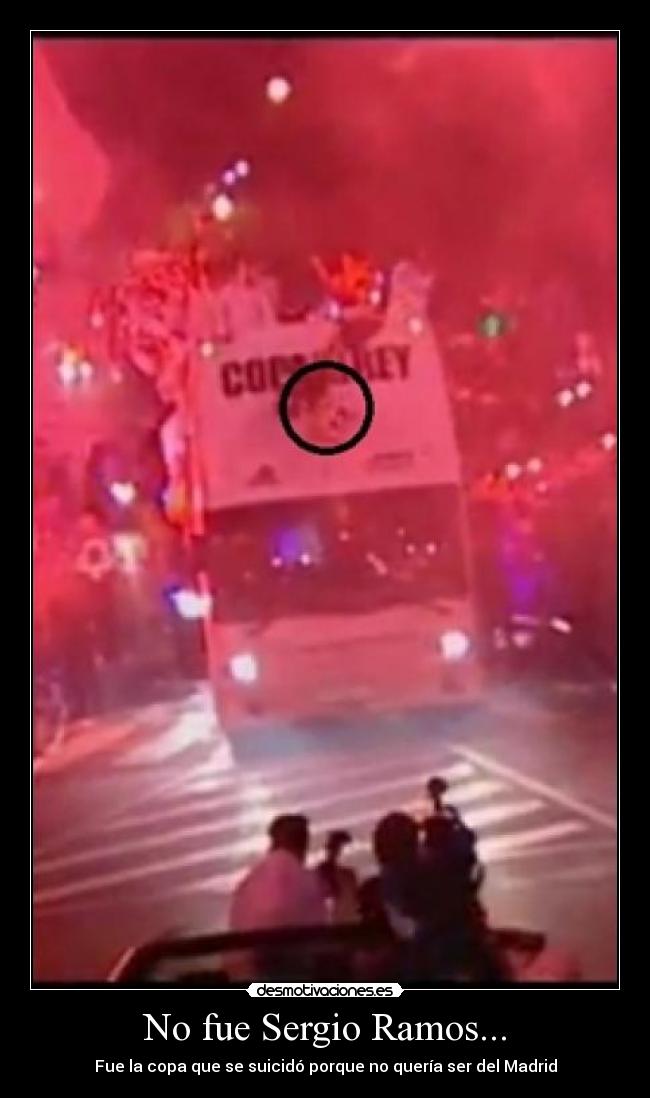 No fue Sergio Ramos... -