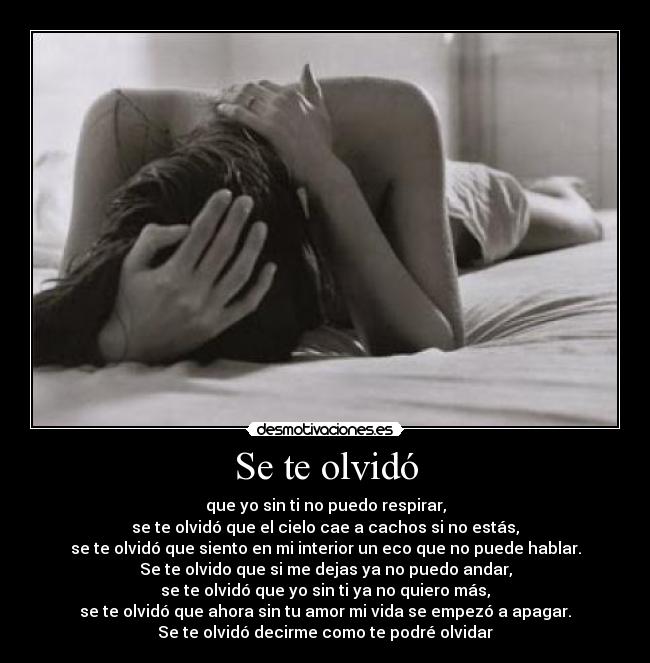 Se te olvidó - 