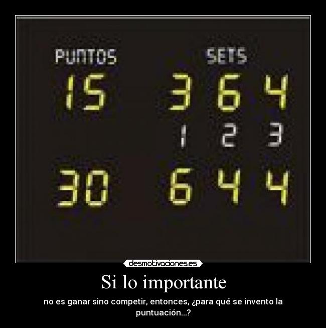 Si lo importante - 