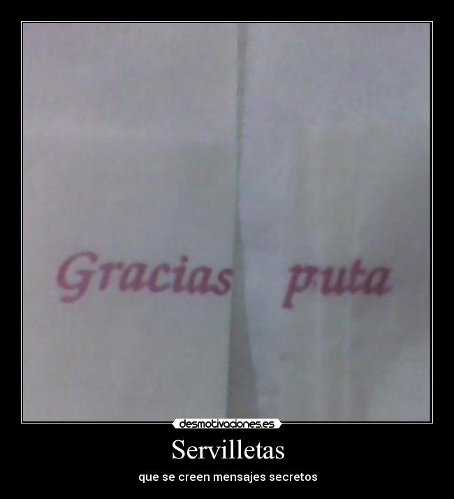 Servilletas -