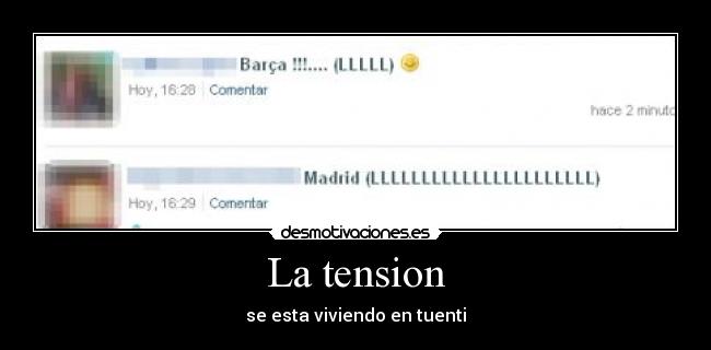 La tension - 