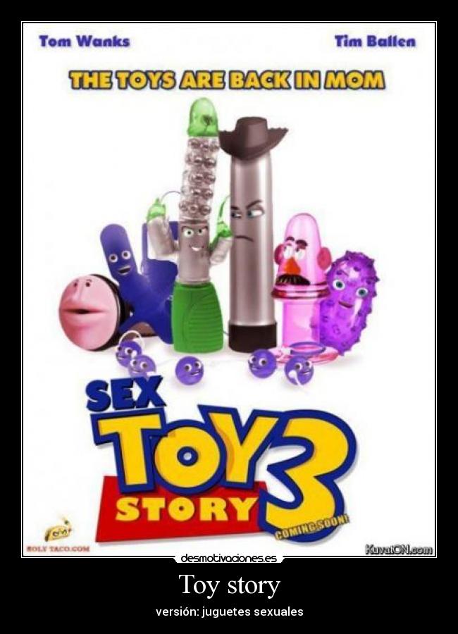 Toy story - versión: juguetes sexuales