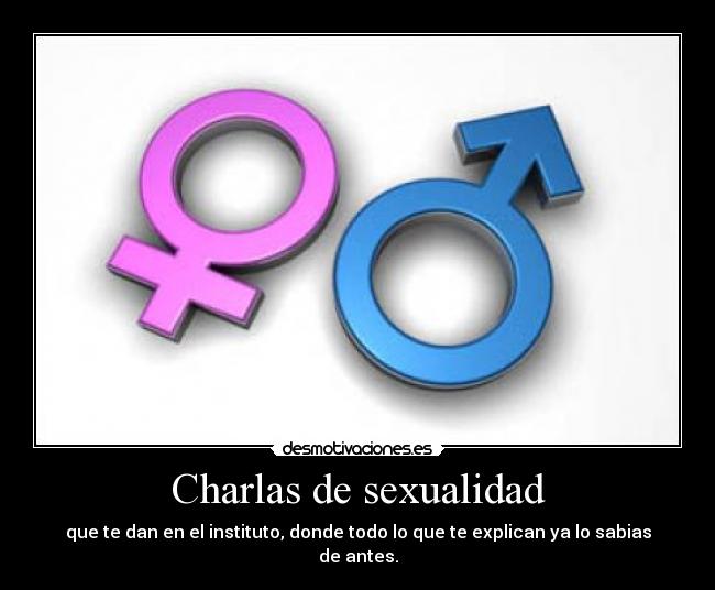 Charlas de sexualidad -