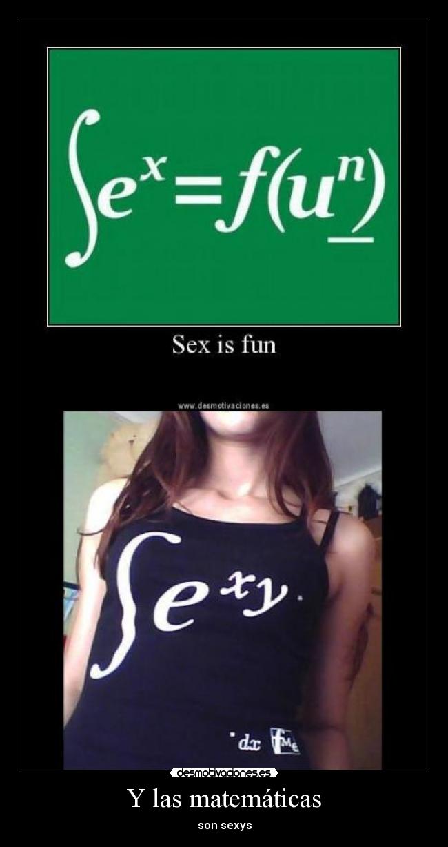 Y las matemáticas - son sexys