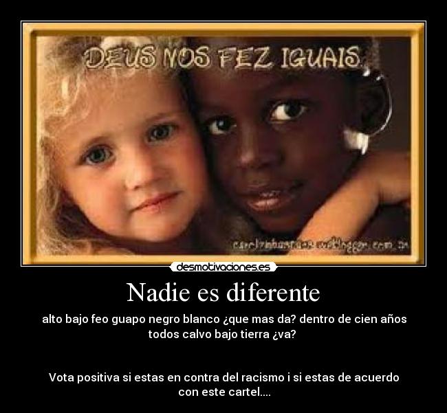Nadie es diferente -