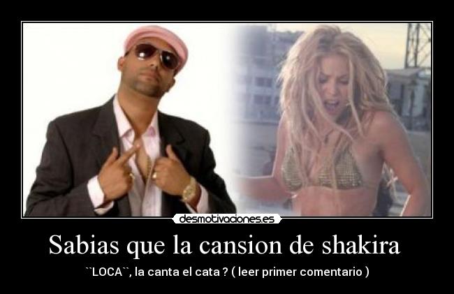 Sabias que la cansion de shakira -