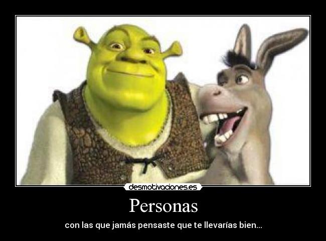 carteles shrek burro desmotivaciones