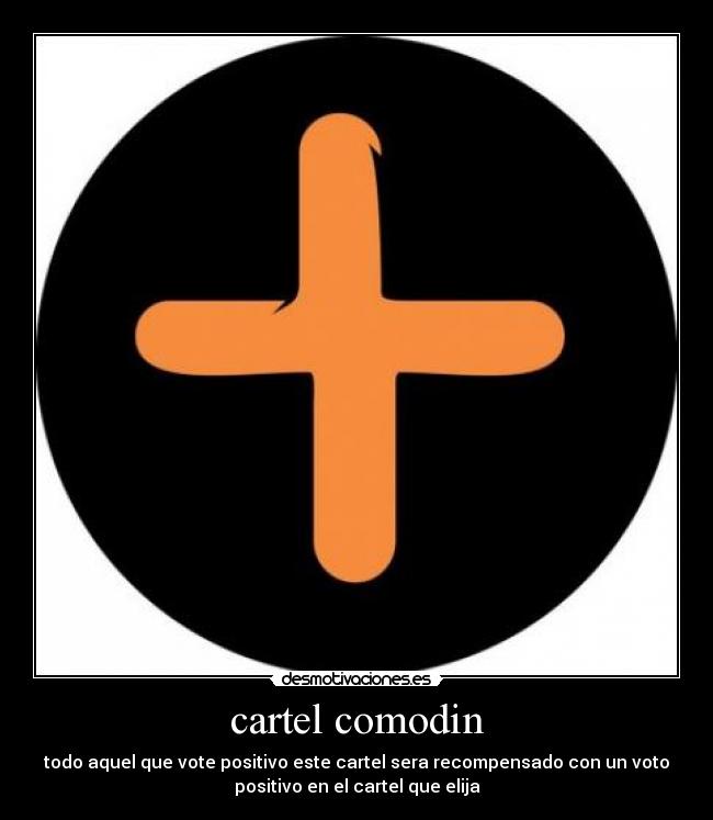 cartel comodin -