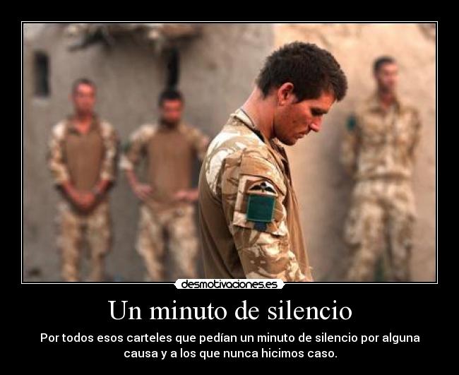 Un minuto de silencio - 