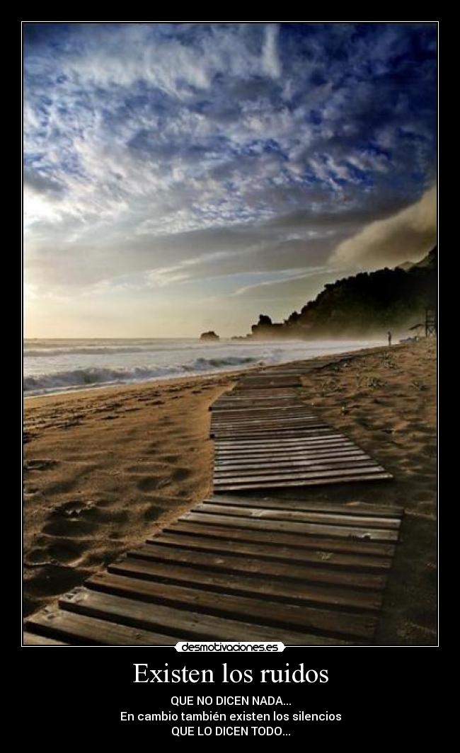 Existen los ruidos -