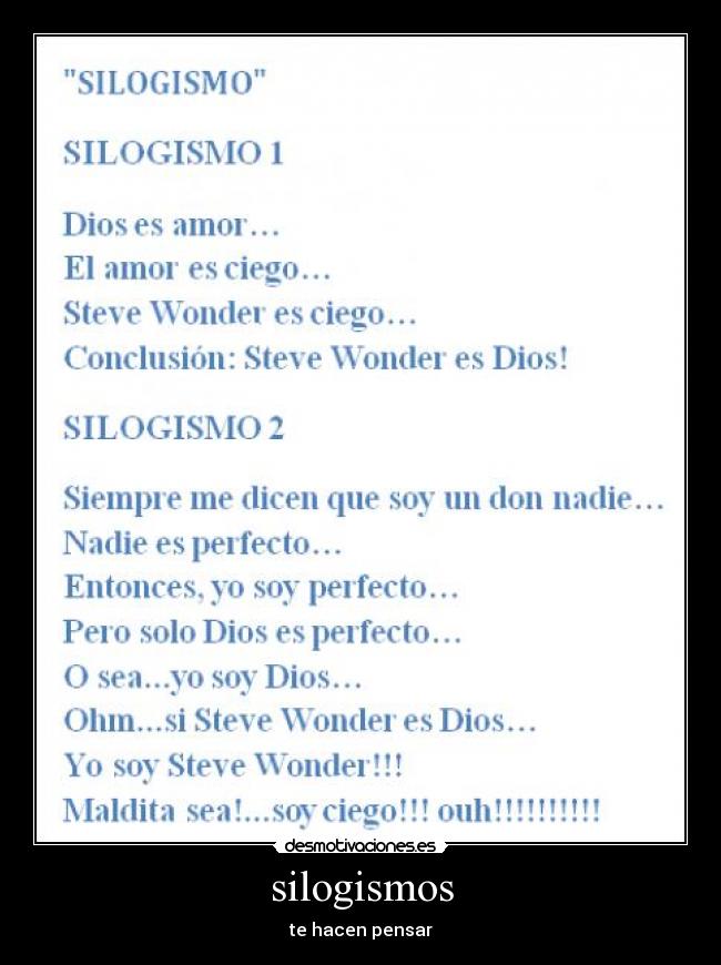 silogismos - 