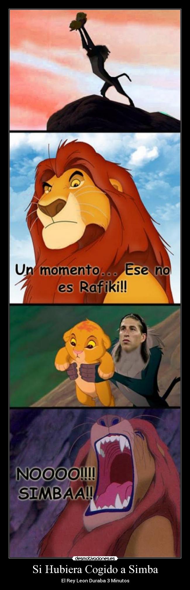 carteles simba sergio ramos desmotivaciones