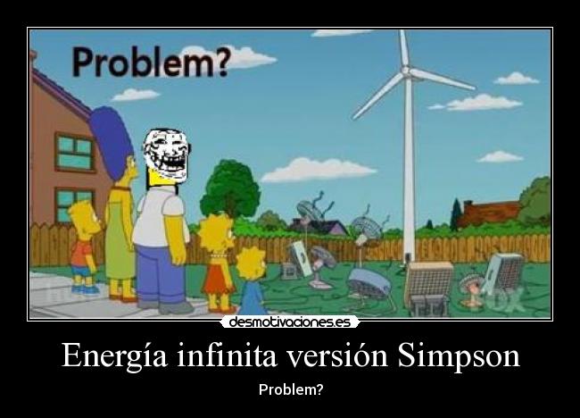 Energía infinita versión Simpson - Problem?