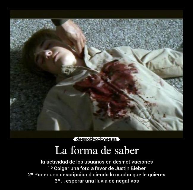 La forma de saber -
