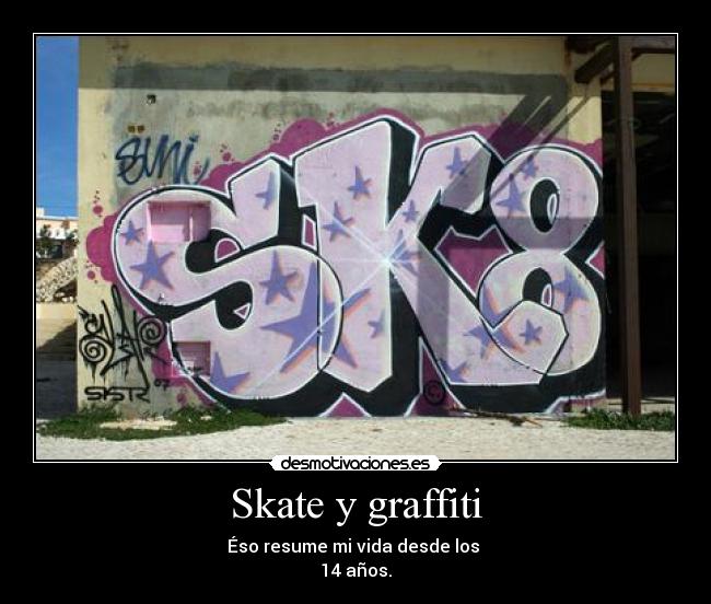 Skate y graffiti -