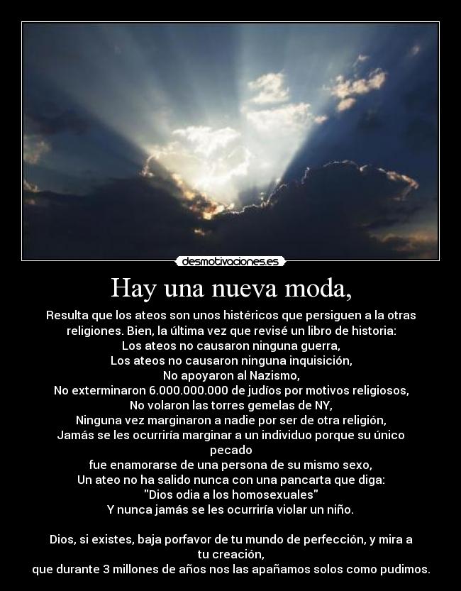 carteles ateo desmotivaciones