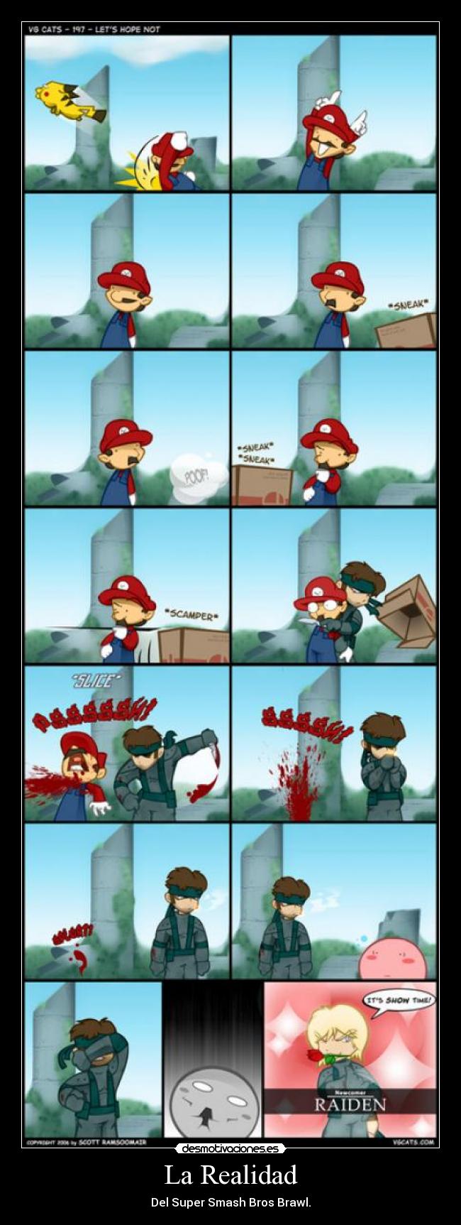 carteles realidad super smash bros brawl desmotivaciones