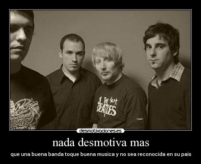 nada desmotiva mas -