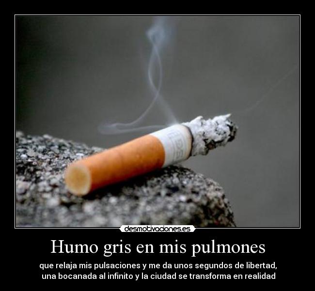 Humo gris en mis pulmones - 