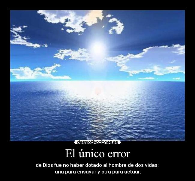El único error - 