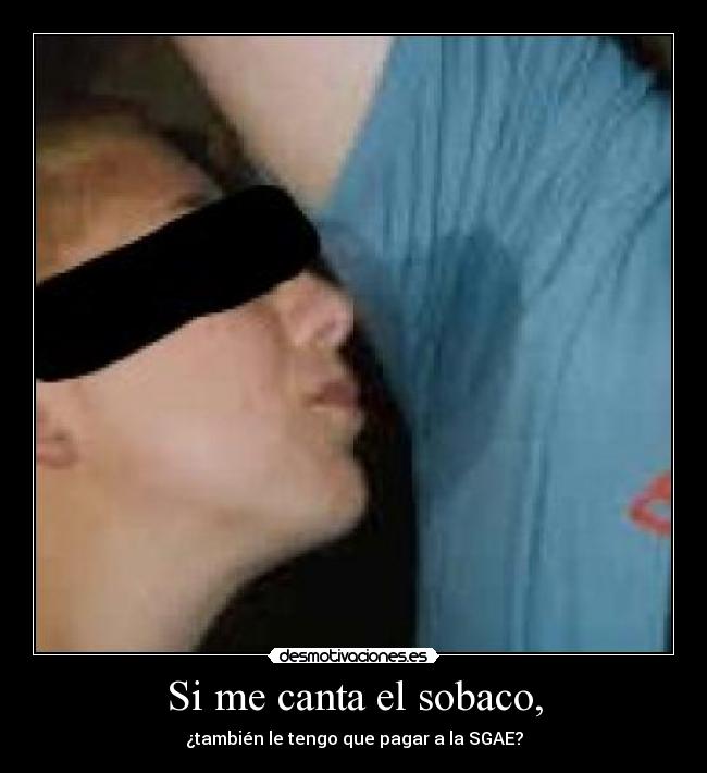 carteles sgae sobaco cantar desmotivaciones