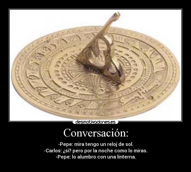 Conversación: - 