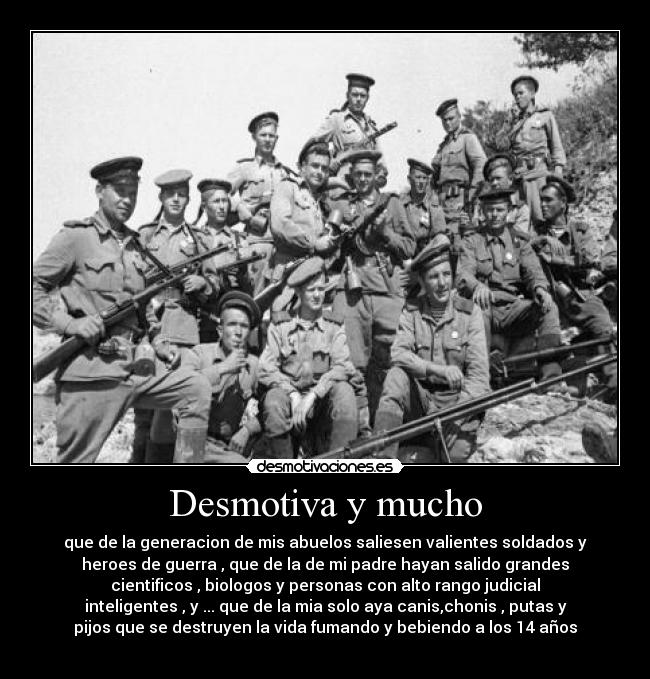 Desmotiva y mucho -