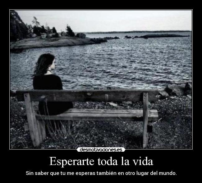Esperarte toda la vida -