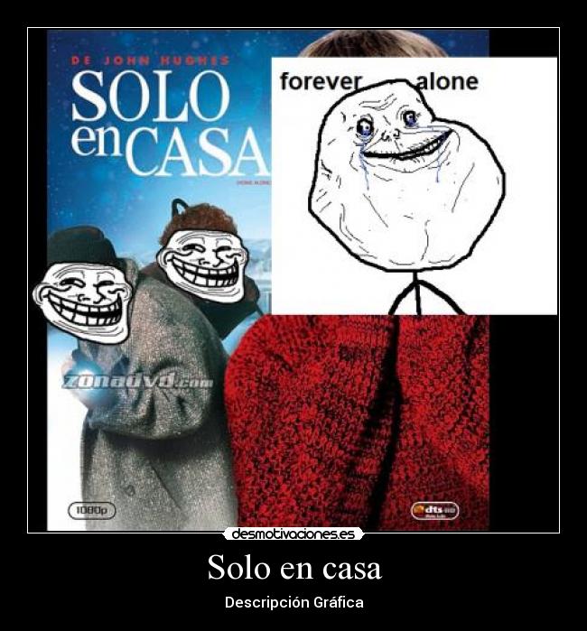 Solo en casa - Descripción Gráfica