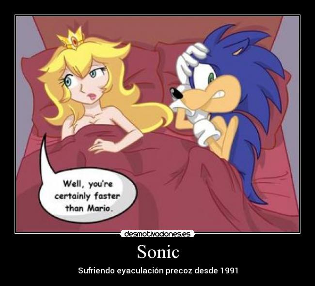 Sonic - Sufriendo eyaculación precoz desde 1991