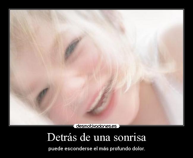 Detrás de una sonrisa -