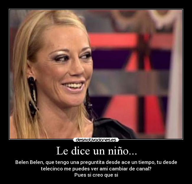 Le dice un niño... - 