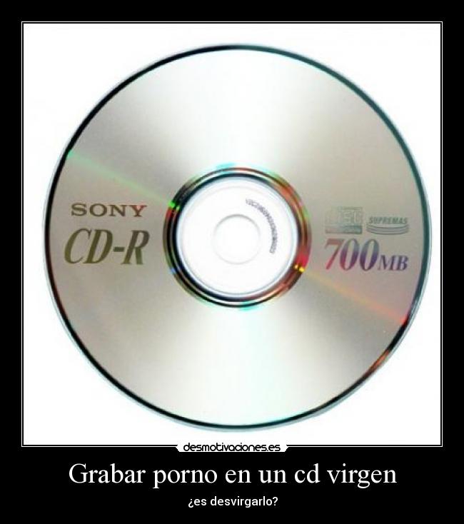 Grabar porno en un cd virgen - 
